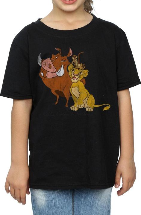 Image du produit Disney - T-shirt THE LION KING CLASSIC SIMBA, TIMON AND PUMBAA - Fille (152, 158)