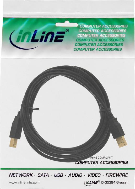 Actual product image InLine USB 2.0 cable (7 m, USB 2.0)