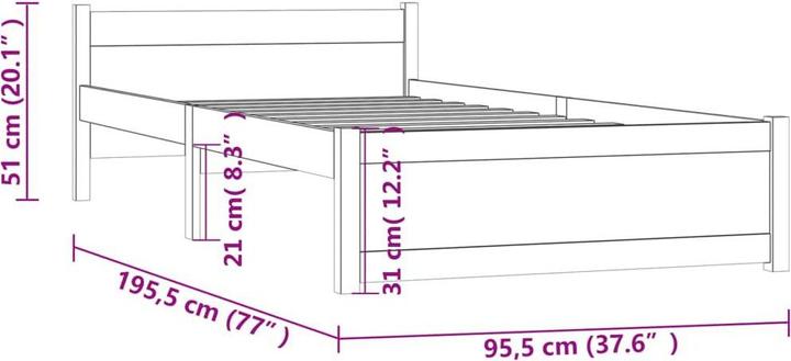 Immagine prodotto VidaXL Camala (90 x 190 cm)