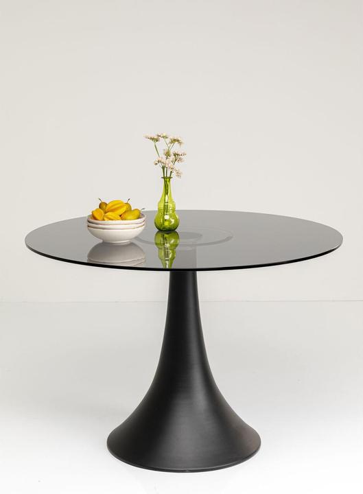 Actual product image Kare Design Table Grande Possibilita Smoke Glass Ø110cm