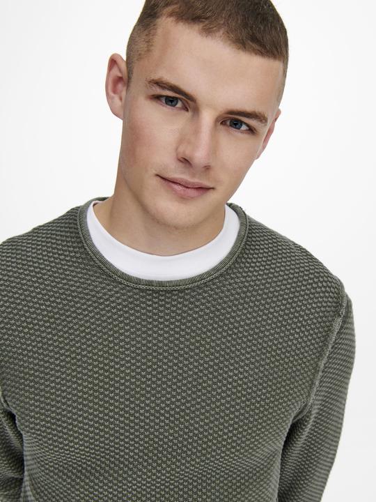 Produktbild Only & Sons Strukturierter Strickpullover (S)