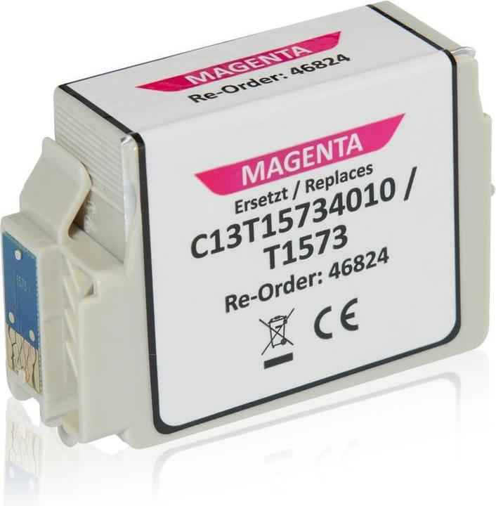 Image du produit Inkadoo Cartouches d'encre compatibles avec Epson C13T15734010 / T1573, magenta magenta (M)