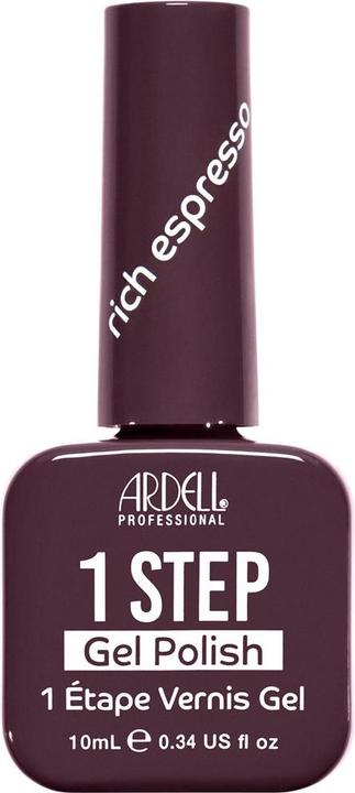 Ardell 1 Step Gel Polish Rich Espresso 10 ml (Rich Espresso, Gel-Effekt Nagellack)