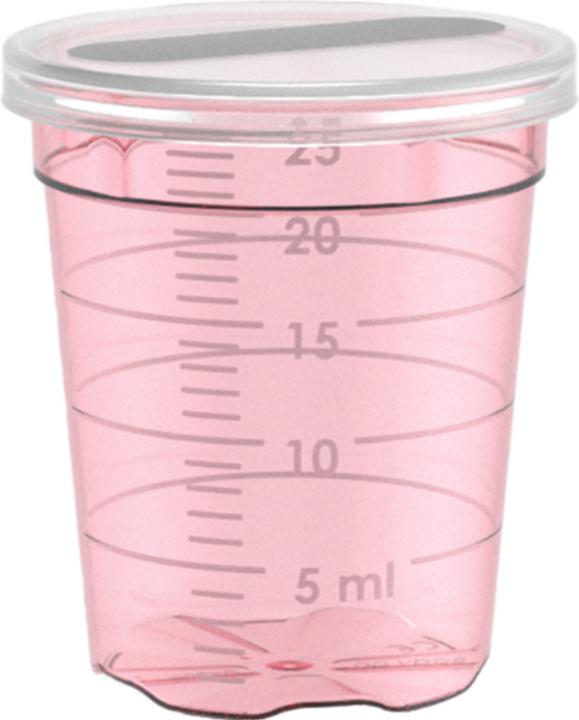 Wiegand MediBecher Multi 25ml rot 47