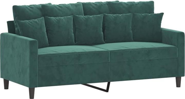 Produktbild VidaXL 2-Sitzer-Sofa Dunkelgrün 140 cm Samt,Farbe (2-Sitzer)
