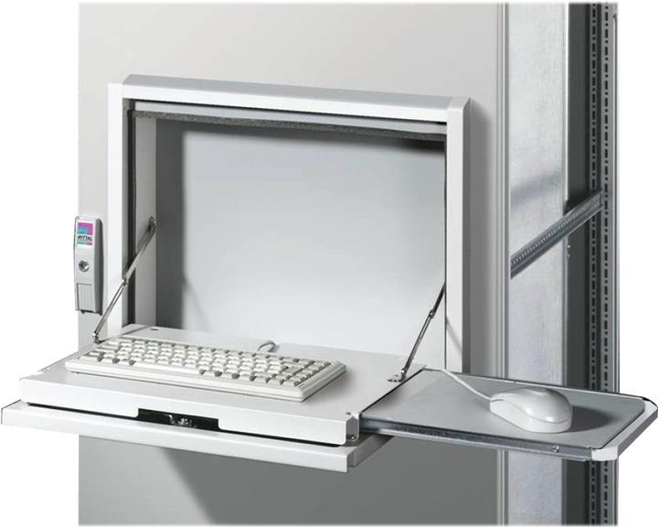Actual product image Rittal SZ Fold-out rack keyboard/mouse tray