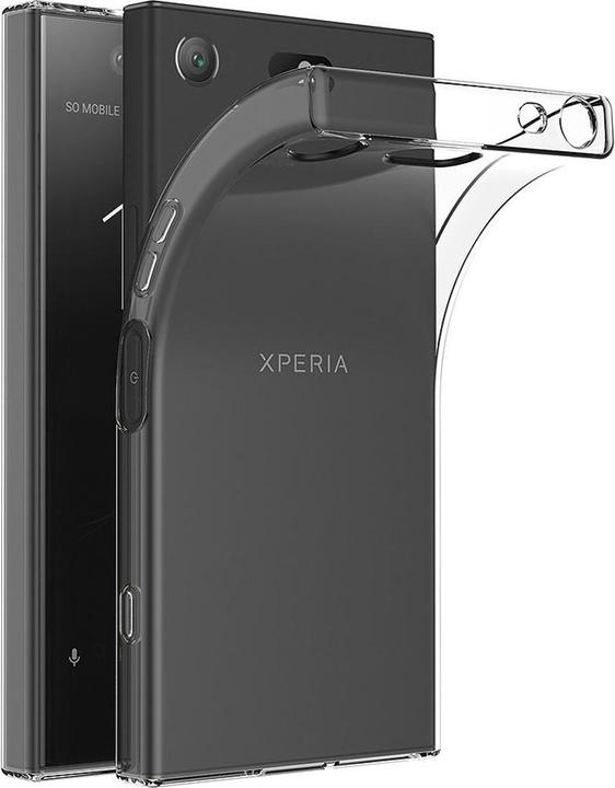 Actual product image König Design Sony Xperia XZ1 Compact Sleeve Transparent Silicone Case Clear Mobile Phone Cover (Sony Xperia XZ1 Compact)