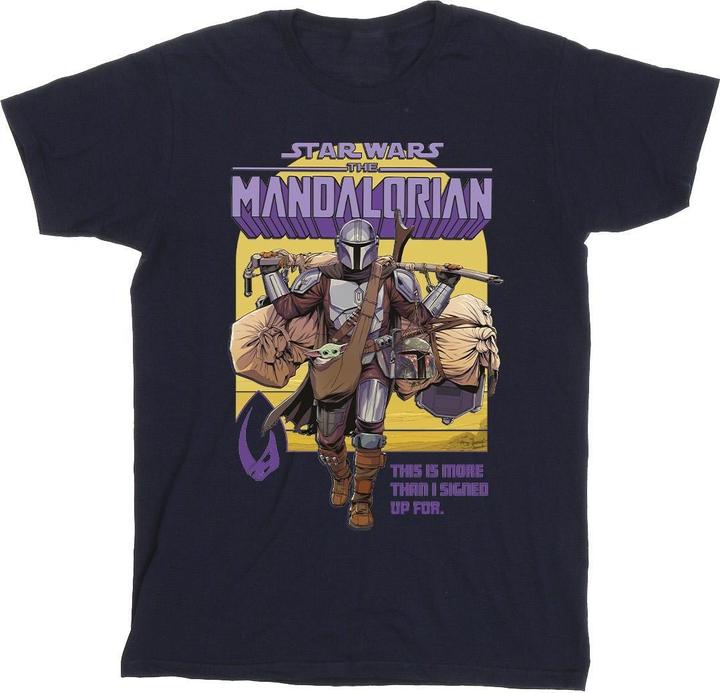 Immagine prodotto Star Wars The Mandalorian More Than I Signed Up For Maglietta Uomo (L)