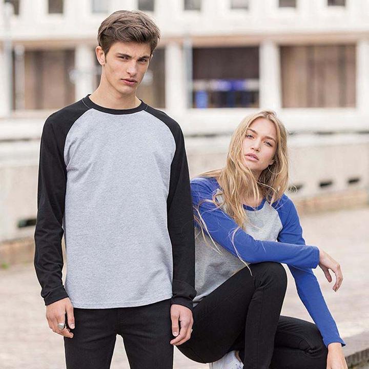 Actual product image Skinni Fit Skinnifit Raglan Baseball Tshirt Long Sleeve (XXL)