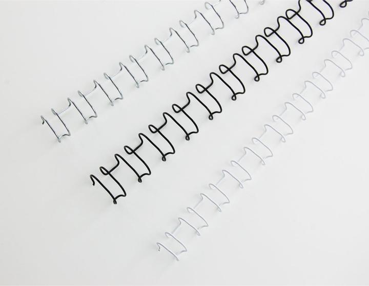 Produktbild GBC Binderücken Draht, 8 mm, 21 Ringe, schwarz