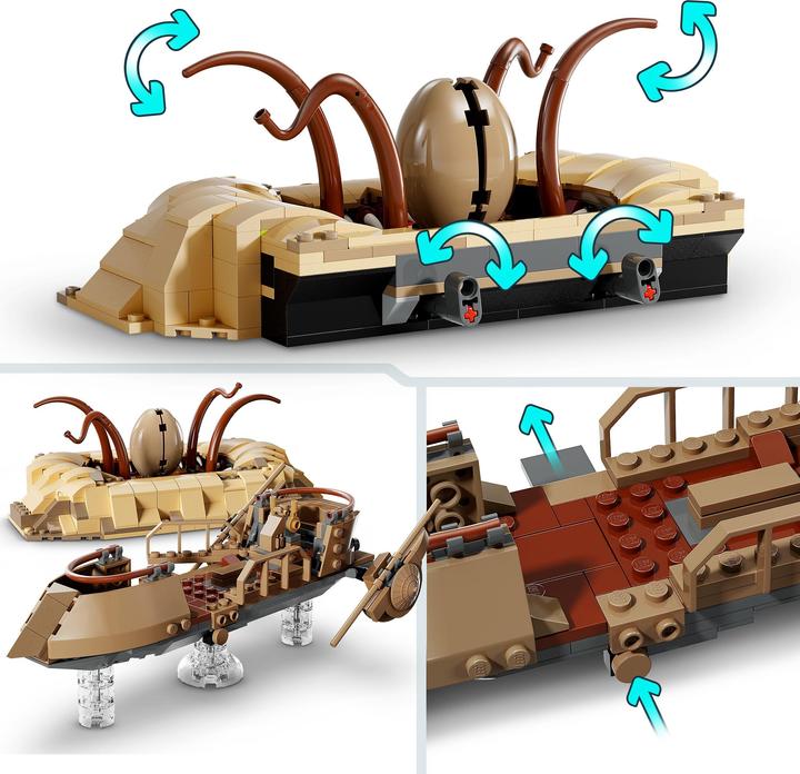 Actual product image LEGO Desert skiff and Sarlacc pit (75396, LEGO Star Wars)