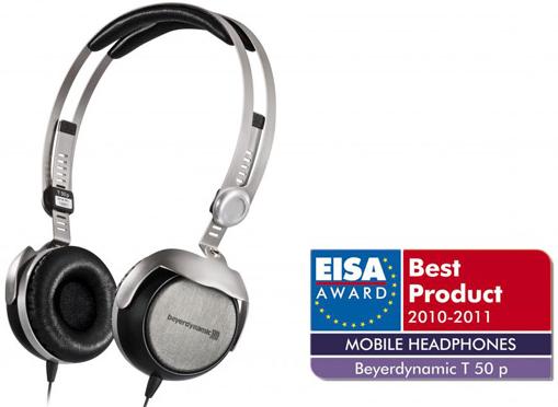 Actual product image Beyerdynamic T 50 P, portable premium headphones (Cable)