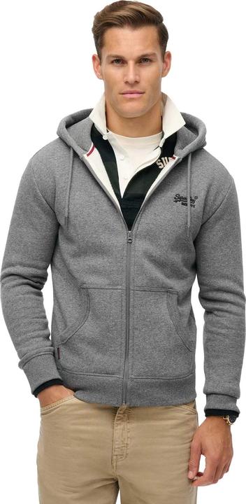 Actual product image Superdry Sweat jacket Casual Figure-hugging ESSENTIAL LOGO ZIP HOODIE (S)