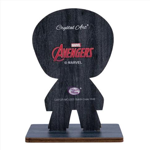 Actual product image Craft Buddy Captain America, Crystal Art Figure approx. 11x8cm