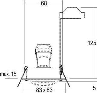 Image du produit Brumberg Downlight encastré (GU10)