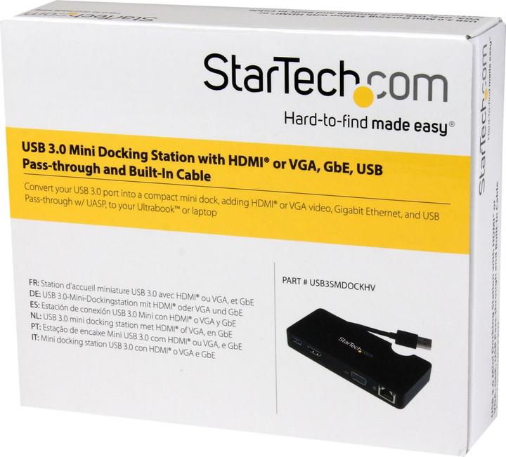 Immagine prodotto StarTech Laptop Mini Docking Station (USB-A, 1 Porti)