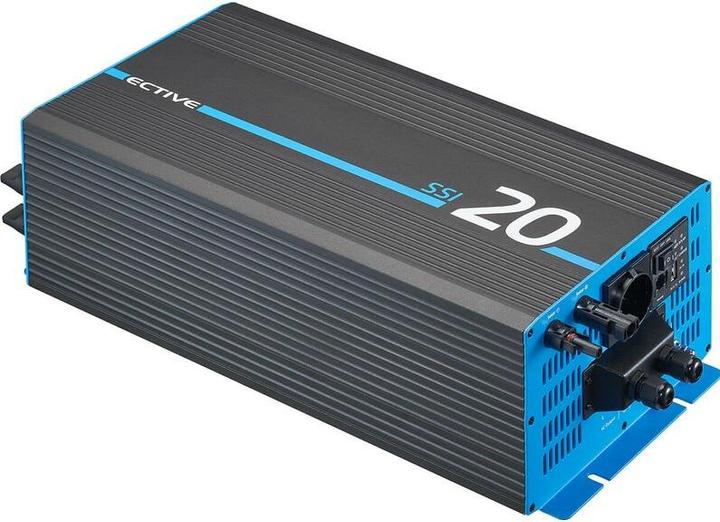Image du produit Ective SSI 20 Onduleur sinusoïdal 24V 230V 2000W Inverter MPPT Régulateur de charge solaire