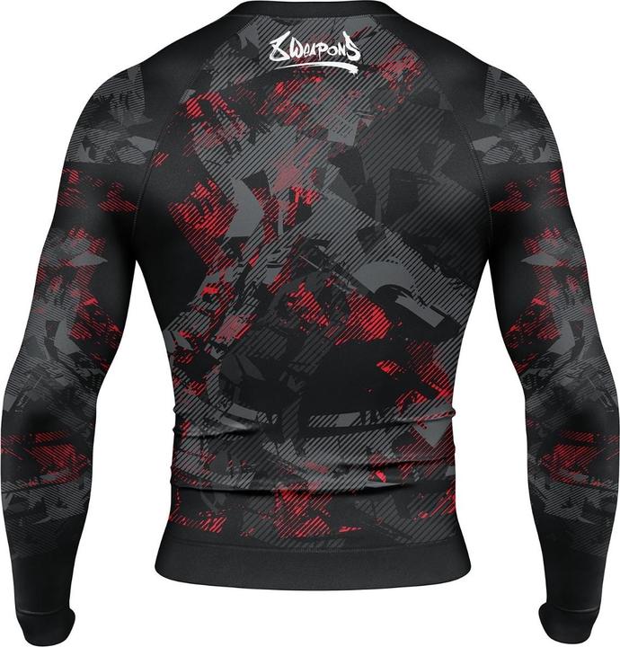 Produktbild 8Weapons 8 WEAPONS Rashguard, L/S, Hit 2.0, black-red, XXL (XXL)