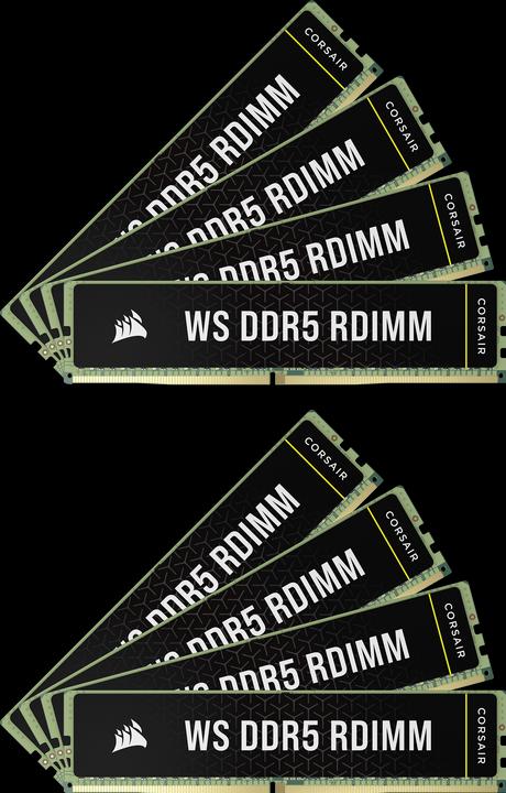 Actual product image Corsair DDR5, 5600MT/s 256GB 8x32GB RDIMM, Hynix Die, Dual Rank, 40-40-40-77, Intel XMP 3.0, WS DDR5 RDIMM (8 x 32GB, 5600 MHz, DDR5 RAM, DIMM)