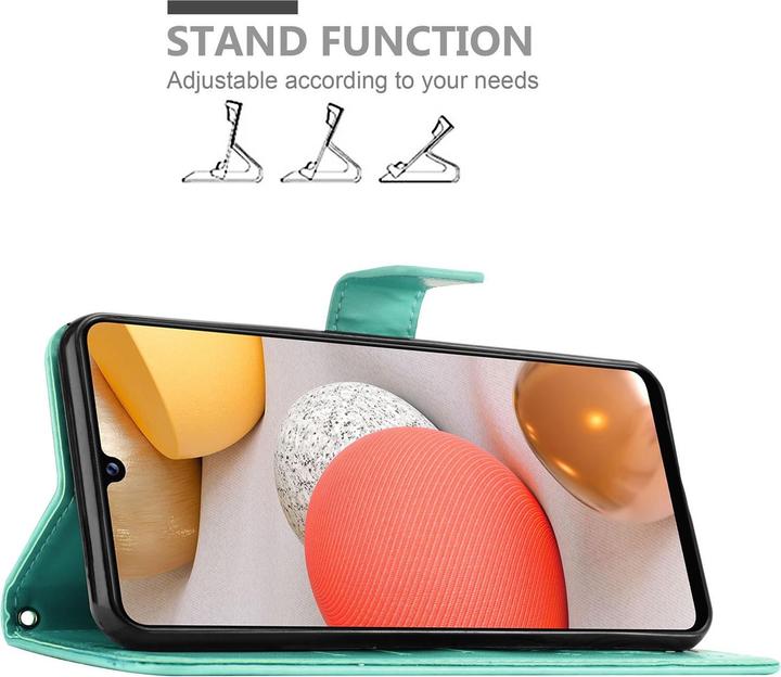 Actual product image Cadorabo Flower Book Cover (Samsung Galaxy M42 5G, Samsung Galaxy A42 5G)