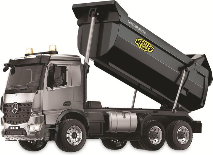 Actual product image Jamara Dump Truck Mercedes-Benz Arocs Metal Meiller 1:20 2.4GHz