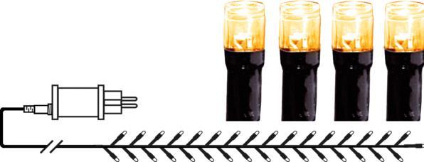 Actual product image Star Trading LED golden warmwhite, light chain, 540 LEDs (10.80 m)