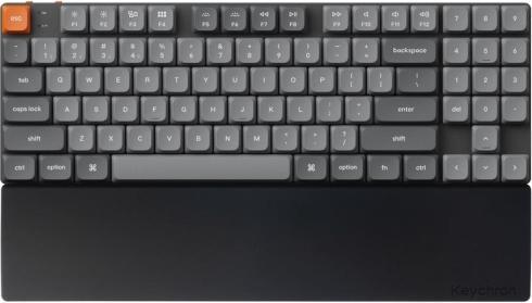 Produktbild Keychron Silicone Palm Rest für K1 SE/K1 Pro/K13 Pro (schwarz)