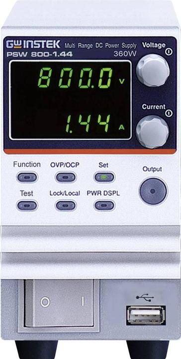 Actual product image GW Instek Laboratory power supply unit, adjustable PSW 800-1.44