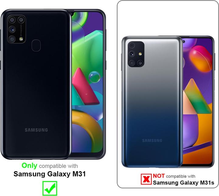 Actual product image Cadorabo Book Jeans Optics Cover (Samsung Galaxy M31)