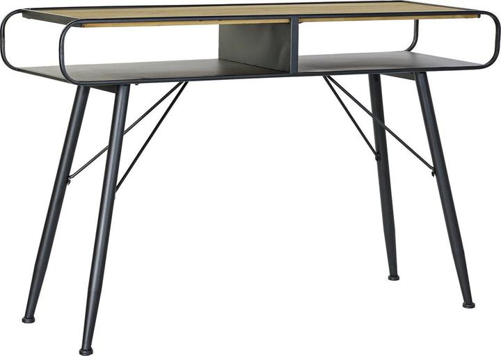 Immagine prodotto DKD Home Decor Console Black Metal Fir Light brown (120 x 38 x 78 cm)