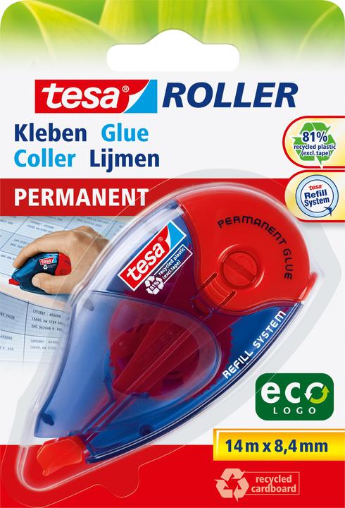 Image du produit tesa Roller de colle permanent, rechargeable