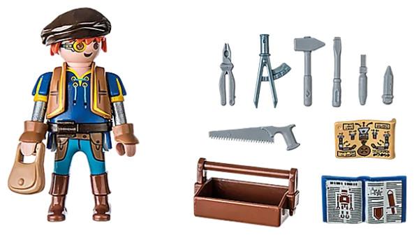 Actual product image Playmobil 71302 Novelmore - Dario with tools (71302, Playmobil Novelmore)