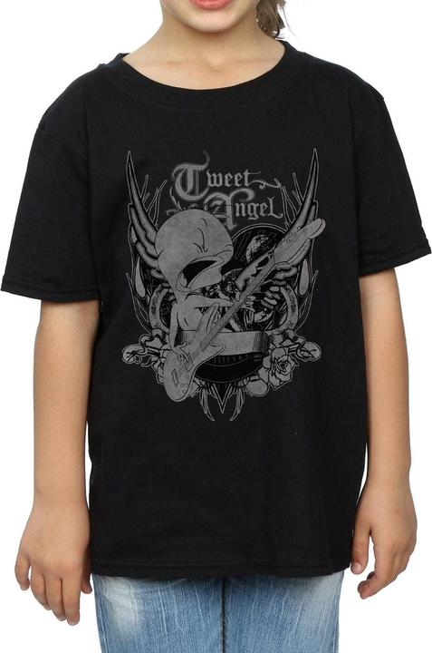 Actual product image Looney Tunes Girls Tweety Pie Rock Cotton T-Shirt (152, 158)