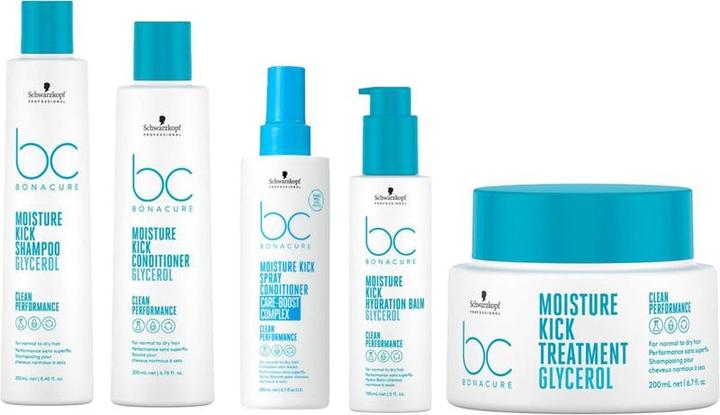 Immagine prodotto Schwarzkopf Professional Trockenhaarpaket Schwarzkopf BC Feuchtigkeitskick (Set per la cura dei capelli)