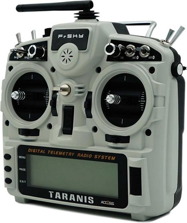 Produktbild FrSky TARANIS X9D plus 2019 EU/LBT Senderset AshWhite 2,4Ghz mit SD-Karte, ohne Akku, dt. Menüführun