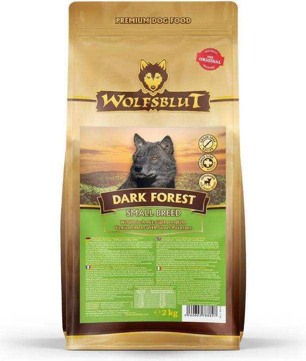 Produktbild Wolfsblut Dark Forest Small Breed Wild & Kartoffel 7,5 kg (Adult, 7500 g)