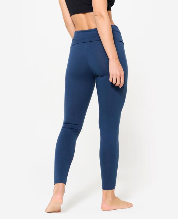 Produktbild Kimjaly Yogahose hoher Bund sanftes Yoga Damen marineblau (W26/L30)