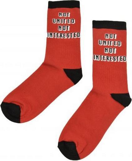 Actual product image Generic Unisex Adult Not United Not Interested Socks (42 - 45.5)