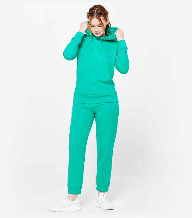 Produktbild Domyos Hoodie Damen Baumwolle - grün (XL)