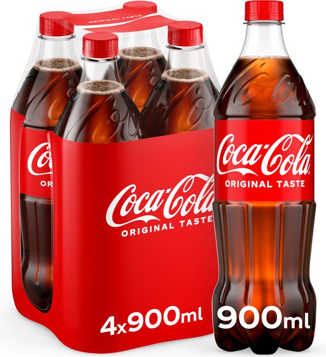 Actual product image Coca Cola Original button (4 x 90 cl)