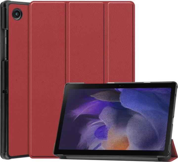 Actual product image Cover-Discount Galaxy Tab A8 10.5 - Tri-fold Smart Case wine red (Galaxy Tab A8)