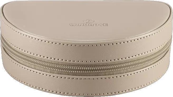 Image du produit Windrose 803924.12 - Petit étui à bijoux avec fermeture éclair Merino Moda beige