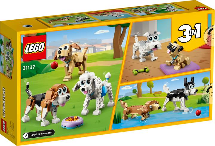 Immagine prodotto LEGO 31137 Cani carini (31137, LEGO Creator 3-in-1)