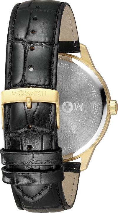 Actual product image M Watch Mondaine Black & White (Analogue wristwatch, 42 mm)