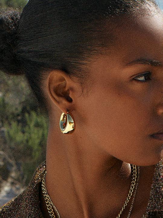 Produktbild Edblad Ohrringe BOYD HOOPS (Metall)