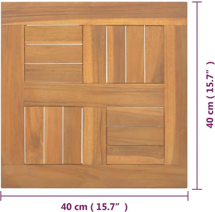 Actual product image VidaXL Tassilo (40 x 40 x 2,5 cm)
