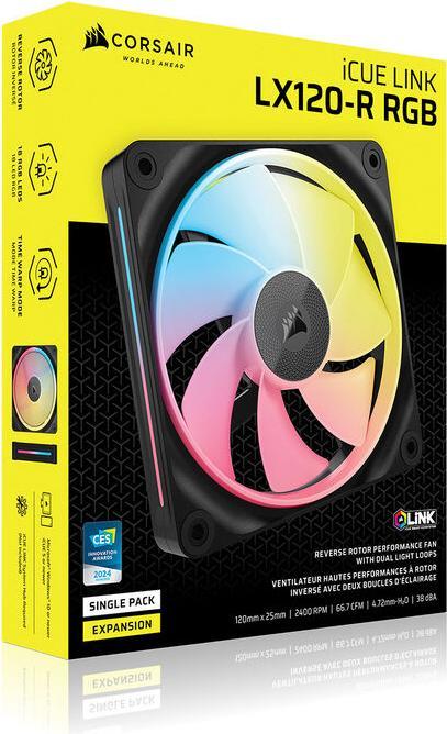 Produktbild Corsair iCUE LINK LX120-R Reverse Fan (120 mm, 1 x)