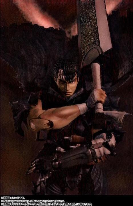 Actual product image Tamashii Nation Berserk S.H. Figuarts Actionfigur Guts (Berserker Armor)