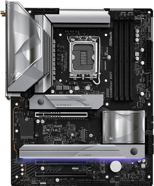 Immagine prodotto AsRock Z890 LiveMixer WiFi Intel DDR5 S1851 (LGA 1851, Intel Z890, ATX)