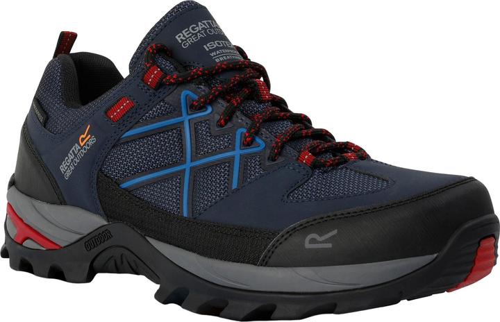 Navy blue, Dark red